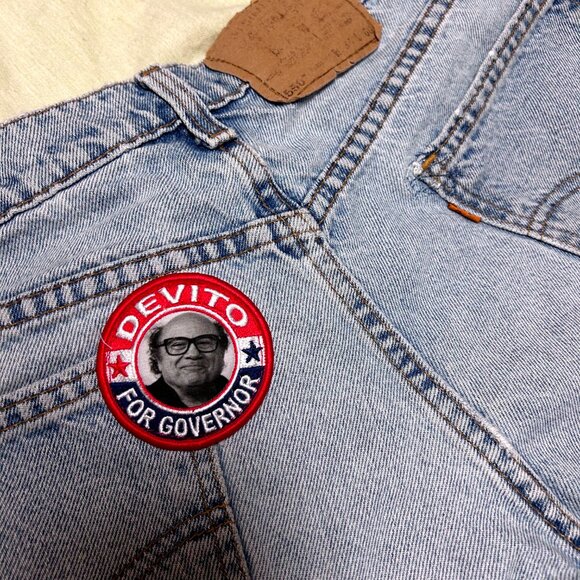 Levi’s Vintage Shorts with Danny Devito for President patch on backside - Picture 2 of 7